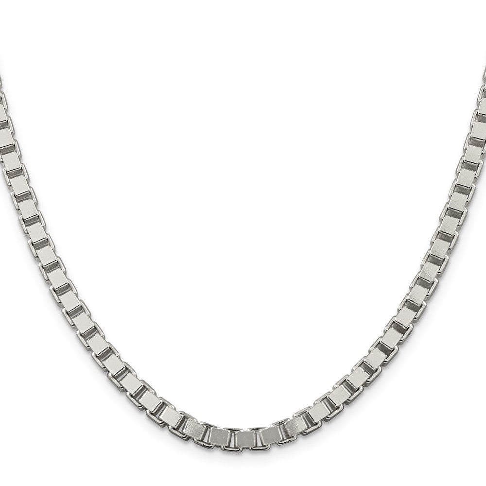 Sterling Silver 4.5mm Box Chain Necklace