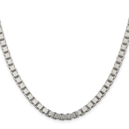 Sterling Silver 4.5mm Box Chain Necklace