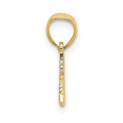 14k Yellow Gold #1 GRANDPA Charm