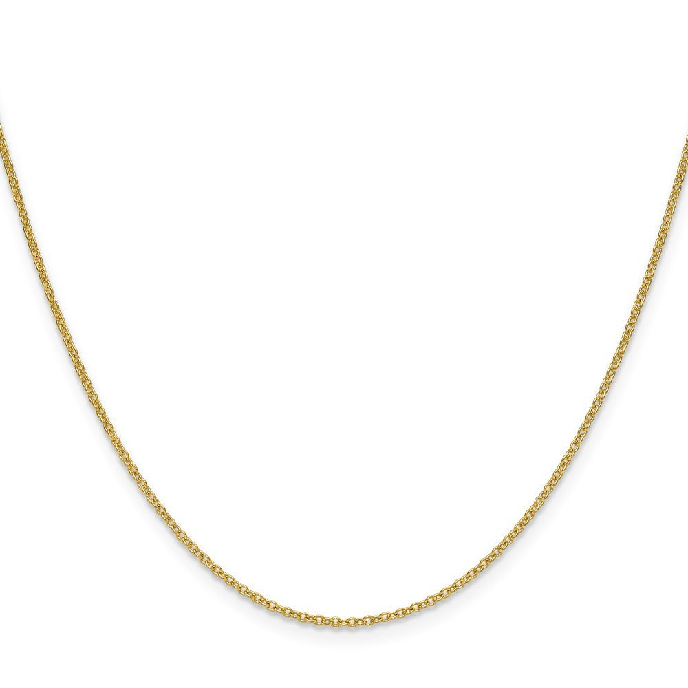 14k Yellow Gold 1.5mm Cable Chain Necklace