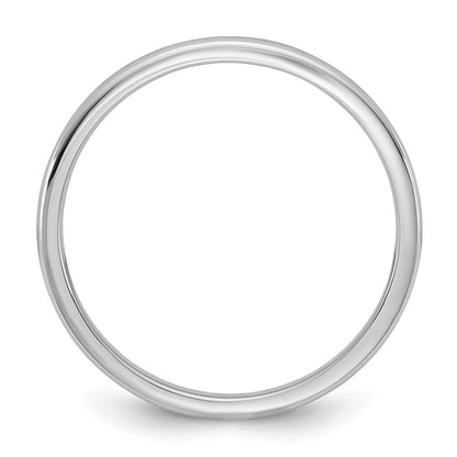 14k White Gold 1.5mm LTW Comfort Fit Band Size 10