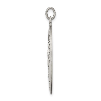 Sterling Silver Antiqued Our Lady of Guadalupe Medal