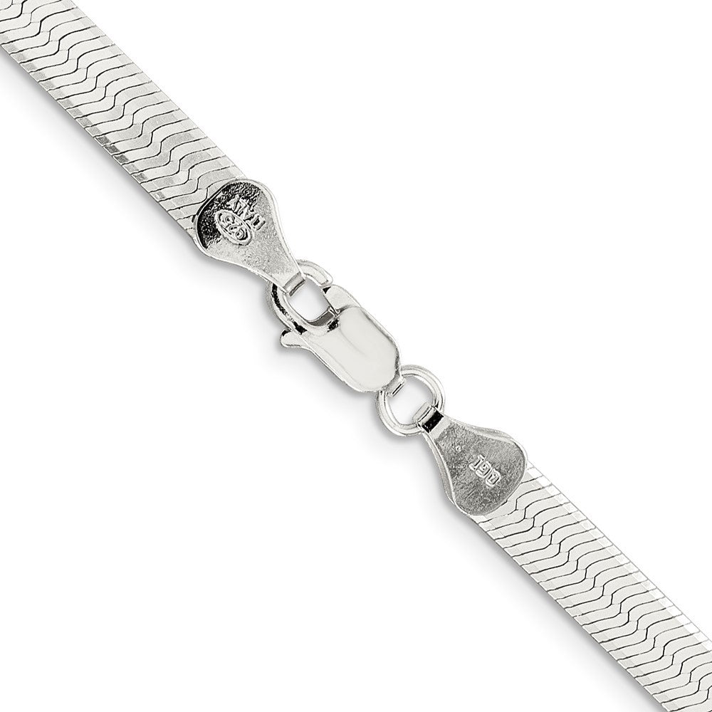 Sterling Silver 5.25mm Magic Herringbone Chain Necklace