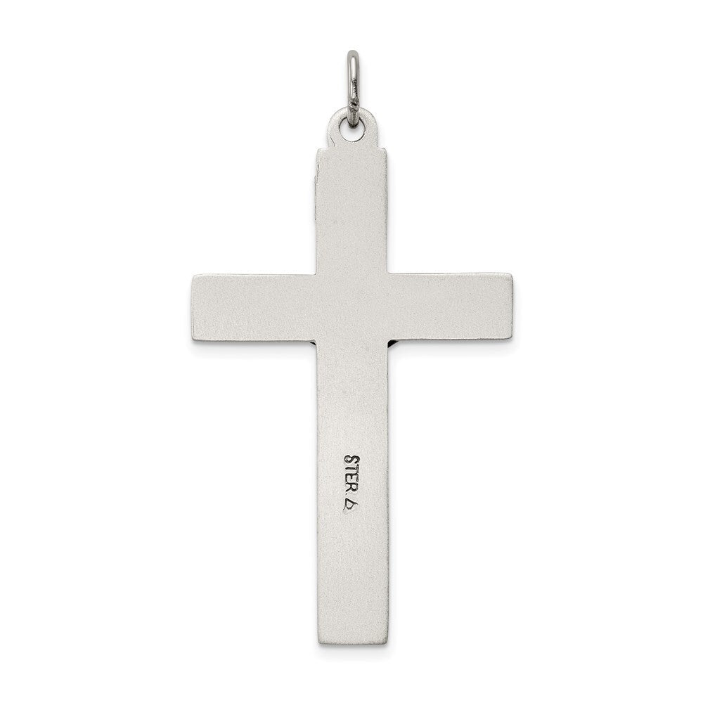 Sterling Silver Antiqued INRI Crucifix Pendant Holiday Gift for Women