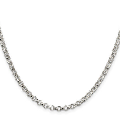 Sterling Silver 4mm Rolo Chain