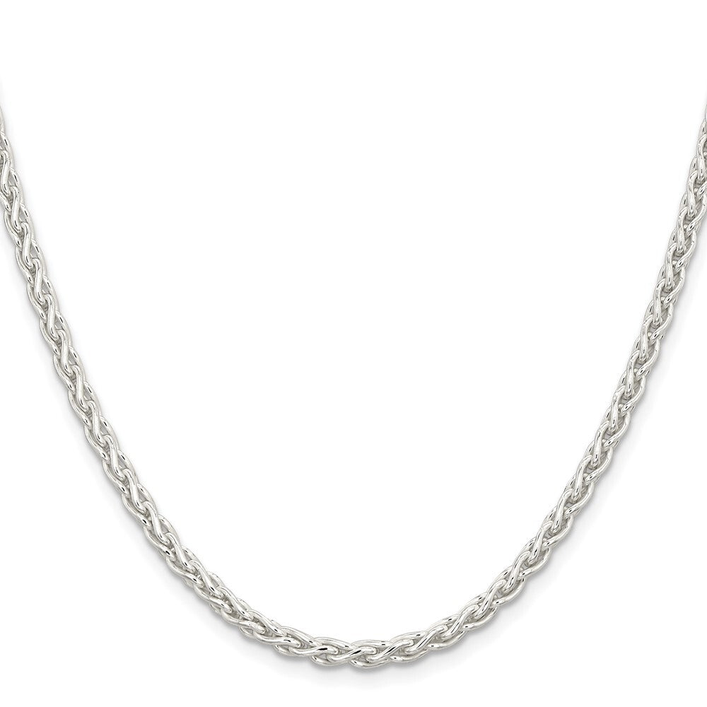 Sterling Silver 3.7mm Round Spiga Chain
