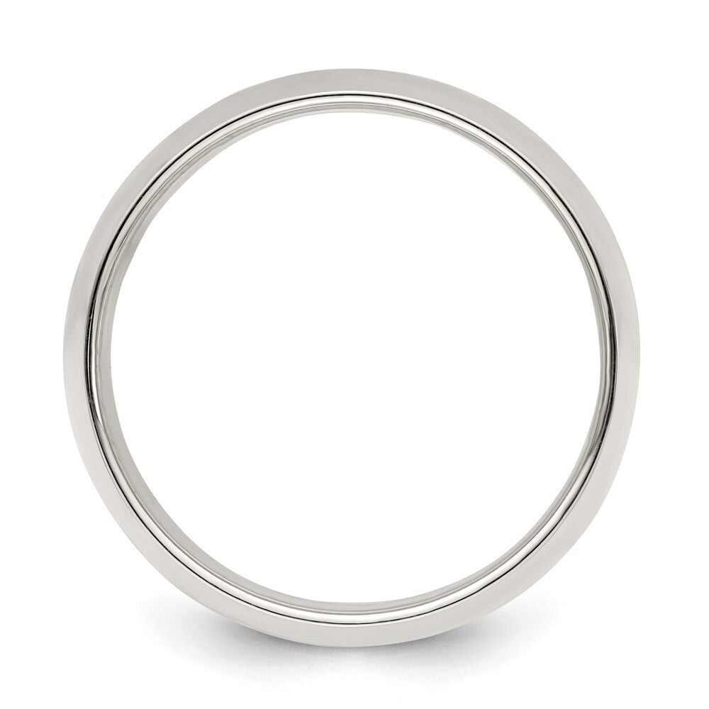 Sterling Silver 9mm Half Round Size 12 Band Ring