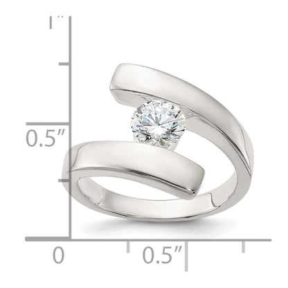 Sterling Silver CZ Ring Size 7