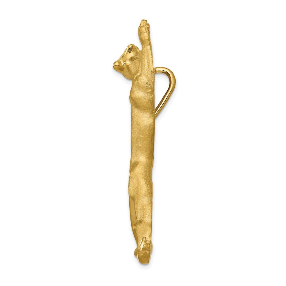 14k Yellow Gold Panther Pendant