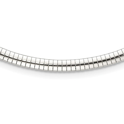 Sterling Silver 4mm Cubetto Necklace