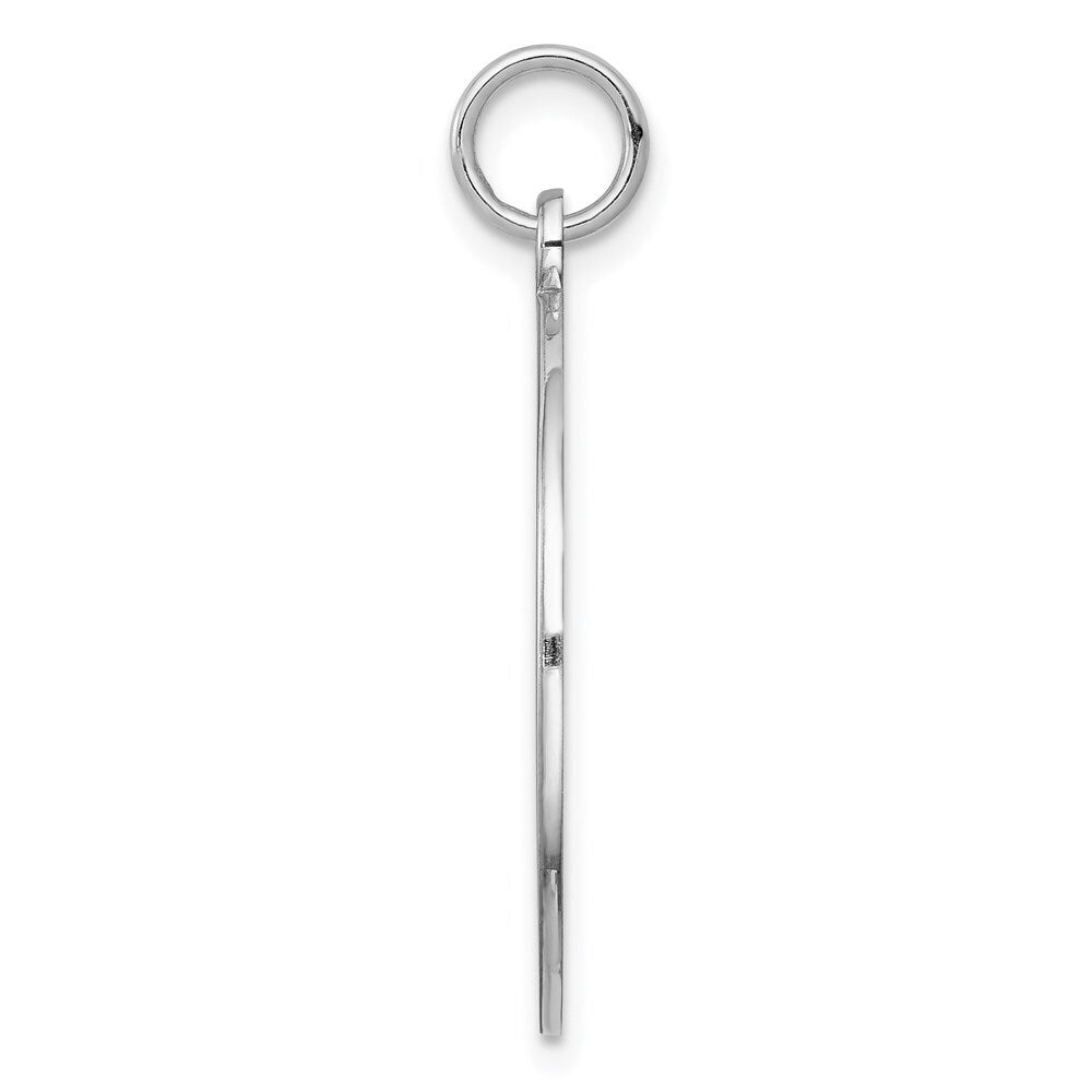 Sterling Silver Rhodium-plated US Navy Disc