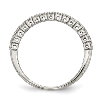 Sterling Silver Cubic Zirconia Ring Size 6