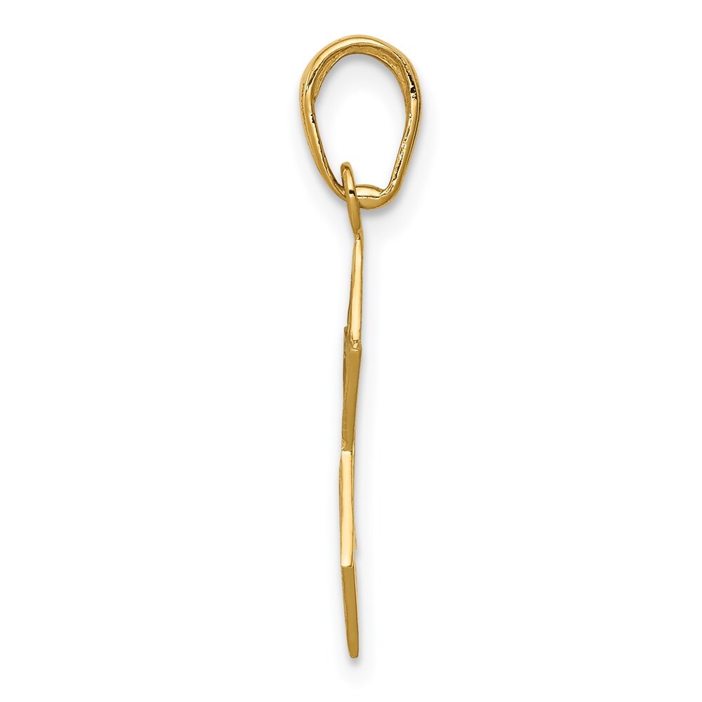 14k Yellow Gold Star of David Pendant for Women