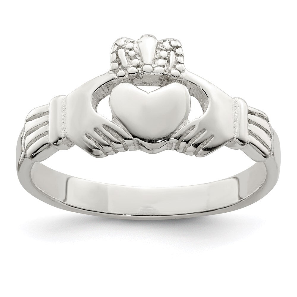 Sterling Silver Claddagh Ring Size 6