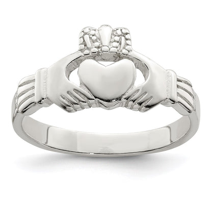 Sterling Silver Claddagh Ring Size 6
