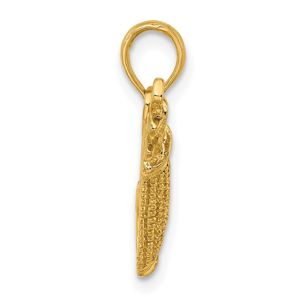 14k Yellow Gold Golf Bag Charm