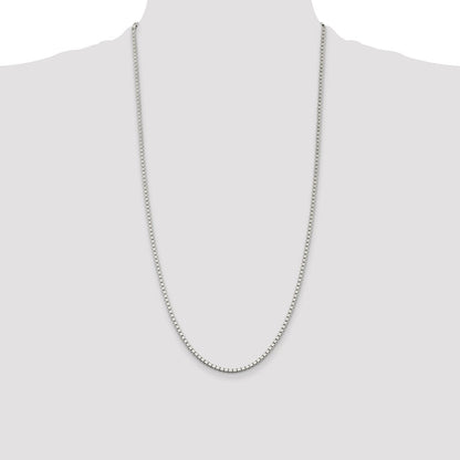 Sterling Silver 2.5mm Box Chain