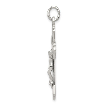 Sterling Silver INRI Crucifix Pendant