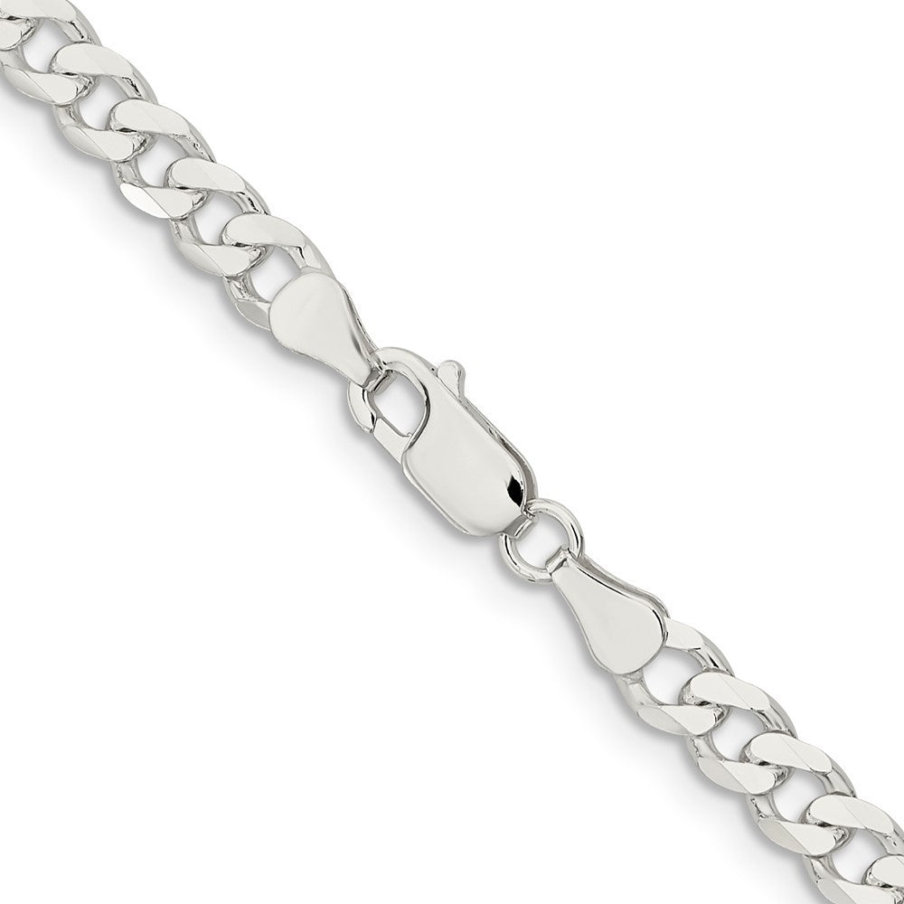 Sterling Silver 5.7mm Curb Chain Necklace