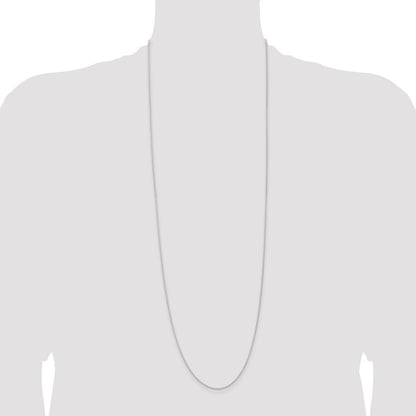 Sterling Silver 1.3mm Solid Rope Chain