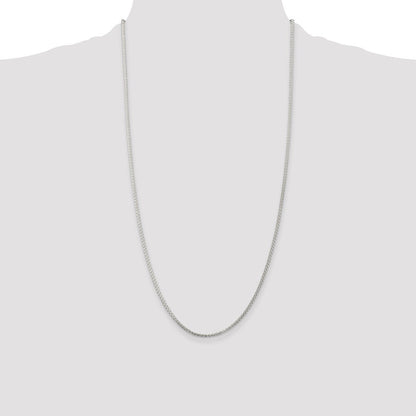 Sterling Silver 1.75mm Round Spiga Chain