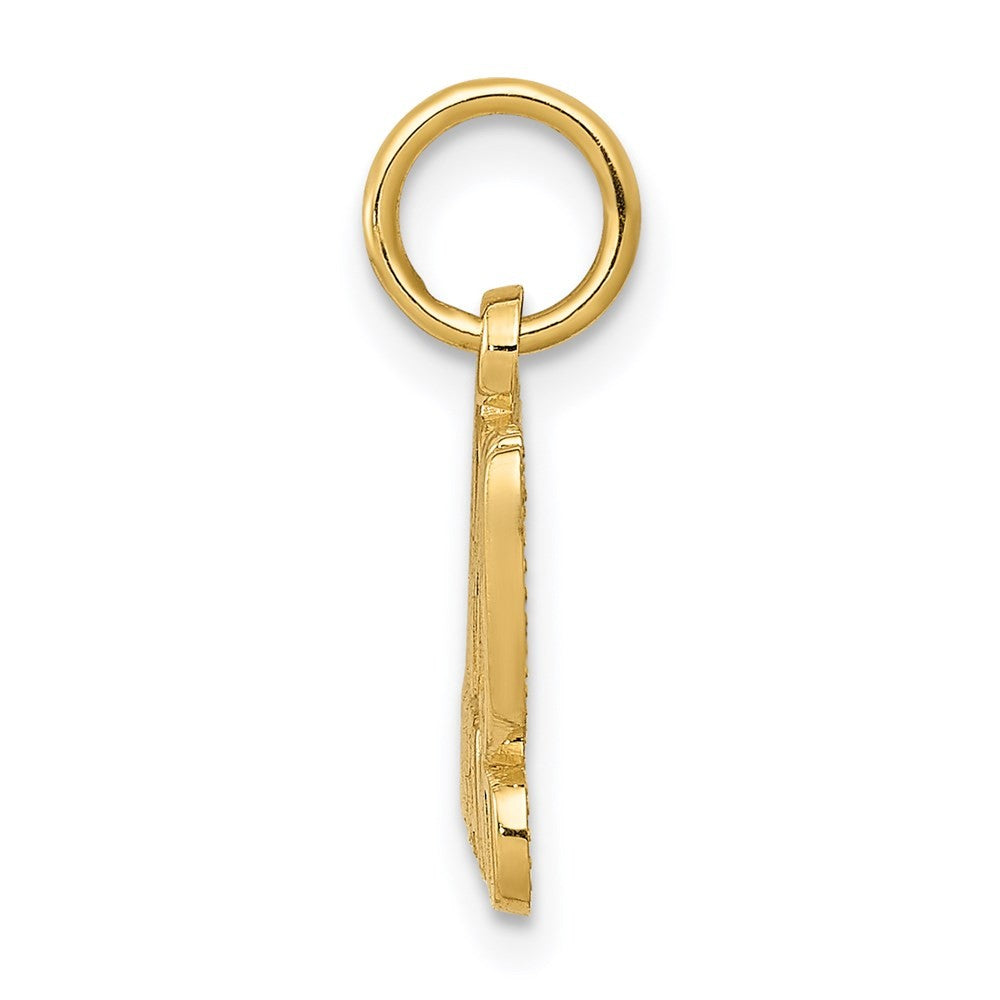 14k Yellow Gold I (Heart) MY HUSBAND Charm