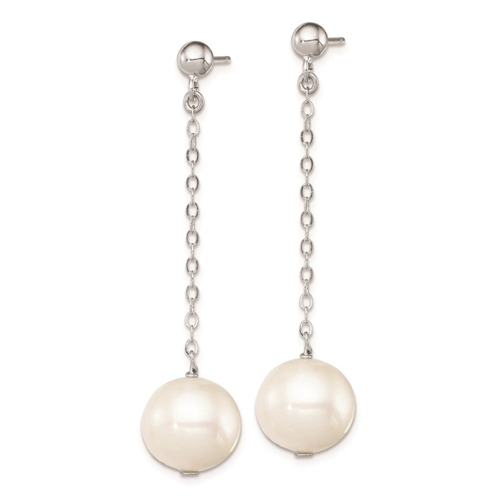925 Sterling Silver Freshwater Cultured Pearl Dangle Earrings