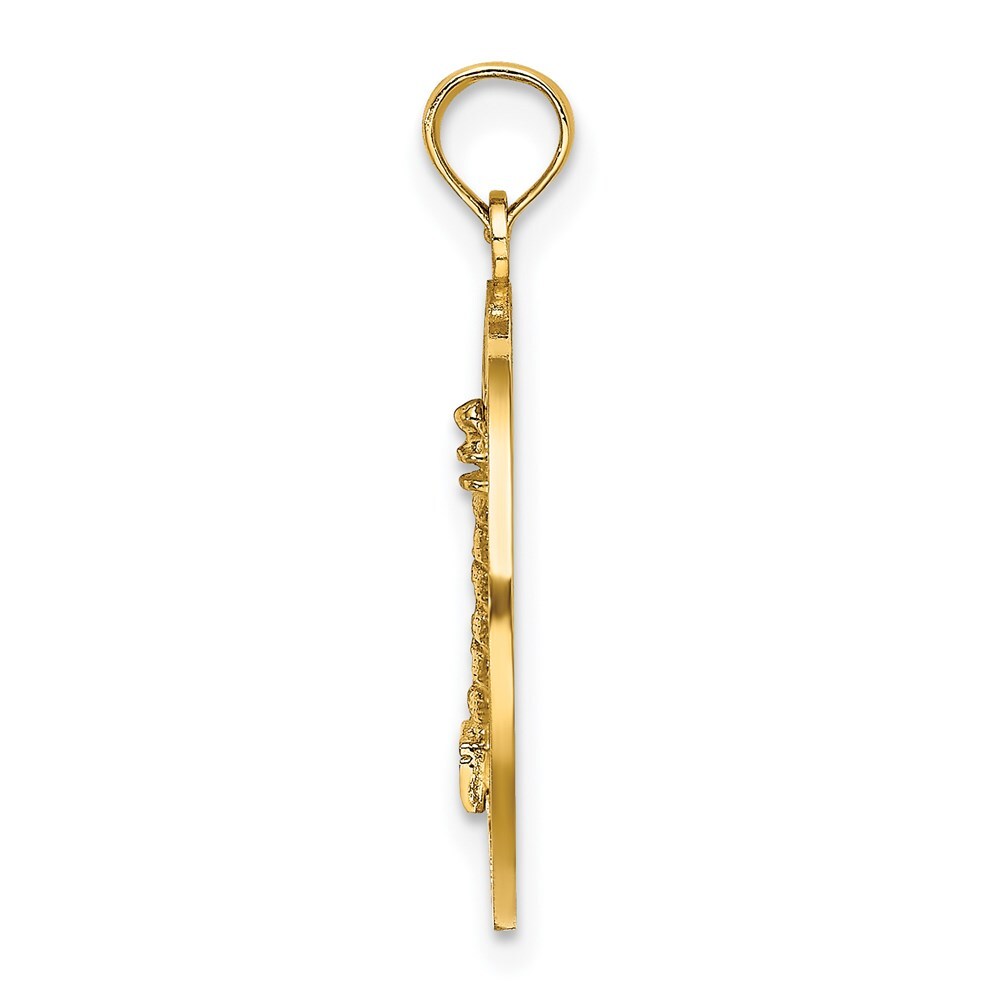 14k Yellow Gold MYSTIC CT Lighthouse Charm Pendant for Women