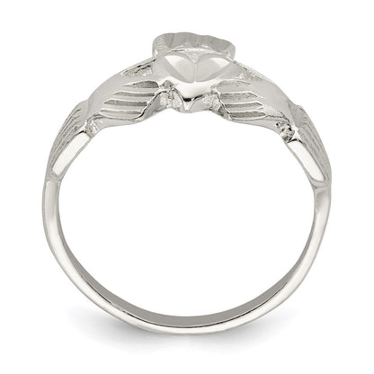 Sterling Silver Claddagh Ring Size 7