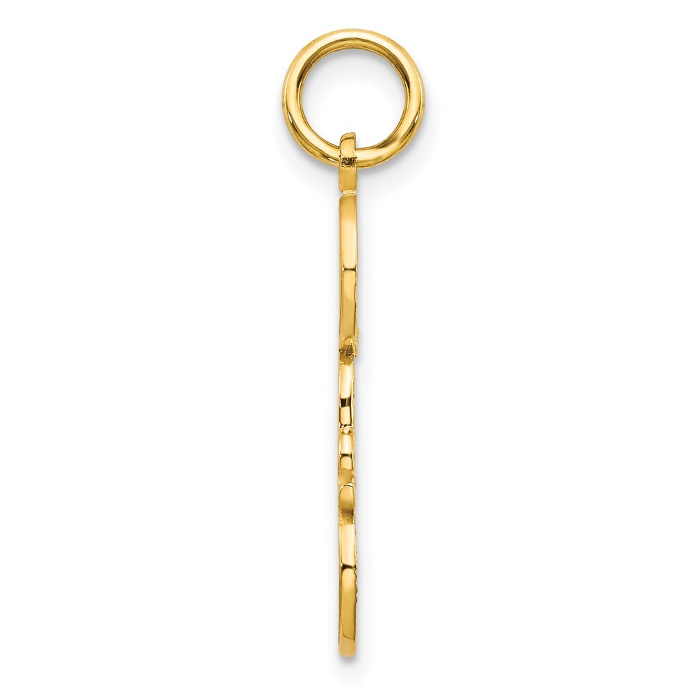 14k Yellow Gold DAD Charm