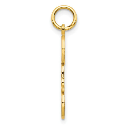 14k Yellow Gold DAD Charm
