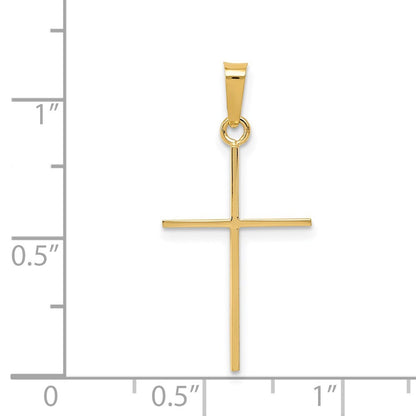 14k Yellow Gold Cross Pendant