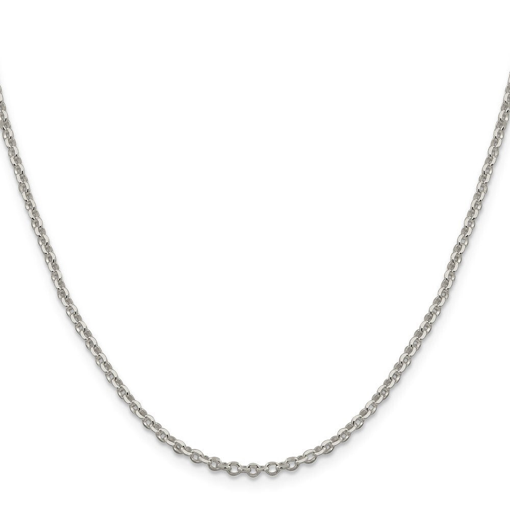 Sterling Silver 2.6mm Diamond-cut Cable Chain
