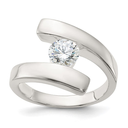 Sterling Silver CZ Ring Size 6