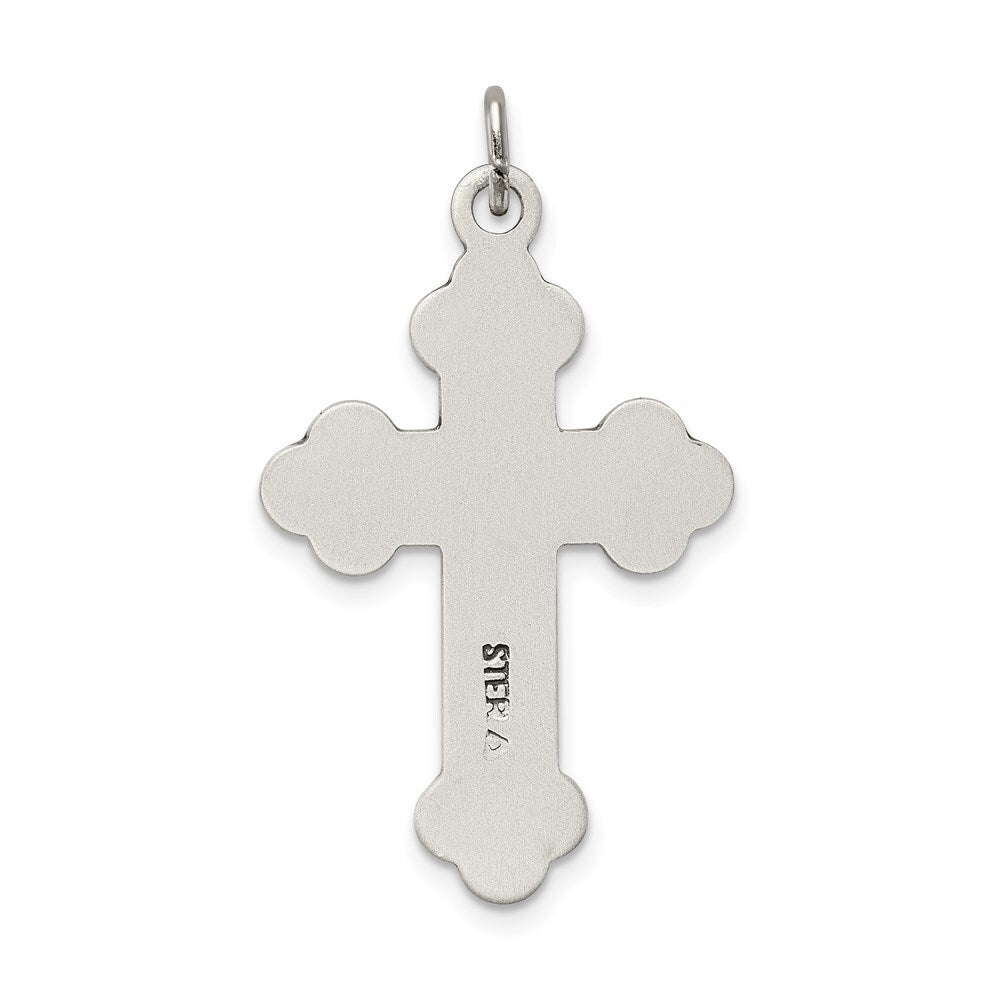 Sterling Silver Antiqued INRI Crucifix Pendant Holiday Gift for Women