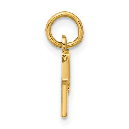 14k Yellow Gold Dog House Charm Pendant for Women