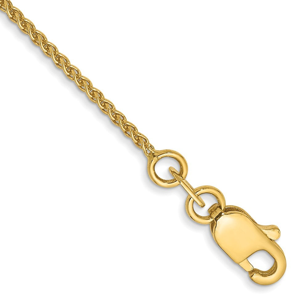 14k Yellow Gold 7 inch 1.05mm Spiga Bracelet