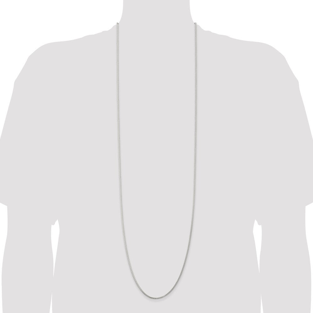 Sterling Silver 1.75mm Round Spiga Chain