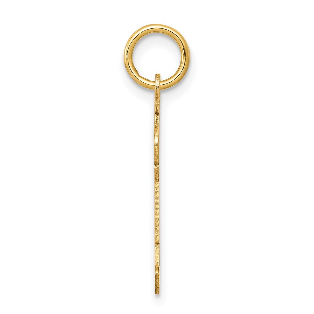 14k Yellow Gold Kid Charm Pendant for Women