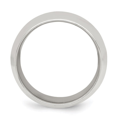 Sterling Silver 10mm Comfort Fit Size 13.5 Band Ring