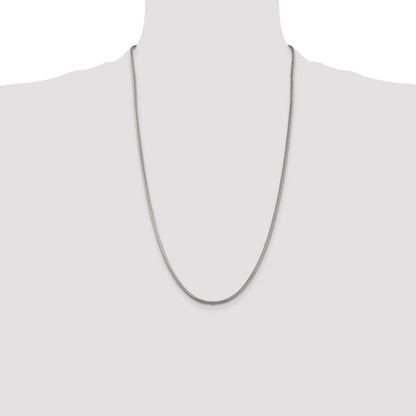 Sterling Silver 2.5mm Round Snake Chain