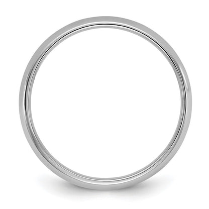14k White Gold 3.5mm LTW Comfort Fit Band Size 6