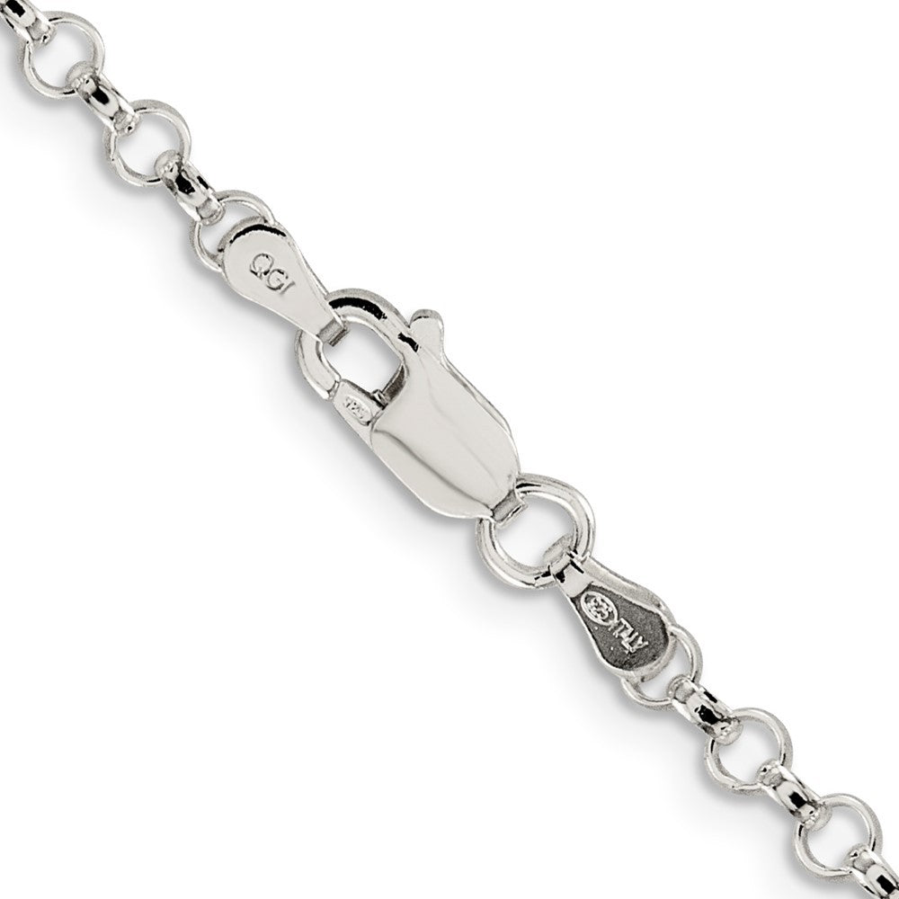 Sterling Silver 3.5mm Rolo Chain Necklace