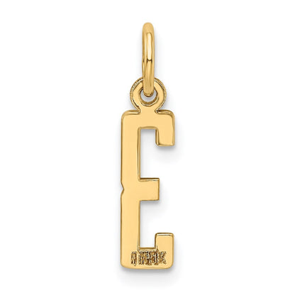 14k Yellow Gold Small Elongated Number 3 Charm