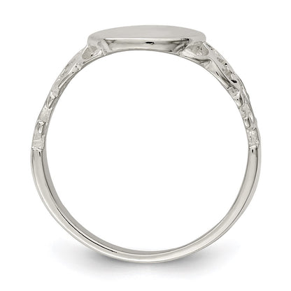 Sterling Silver Signet Ring Size 7