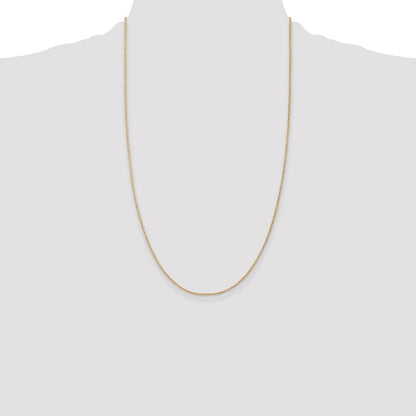 14k Yellow Gold 26 inch 1.05mm Spiga with Lobster Clasp Chain
