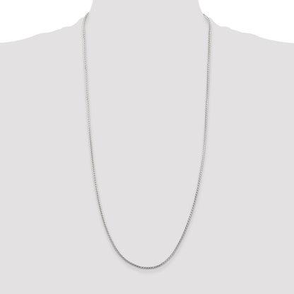 Sterling Silver 1.75mm Round Franco Chain