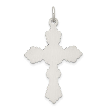 Sterling Silver Antiqued Cross Pendant Holiday Gift for Women