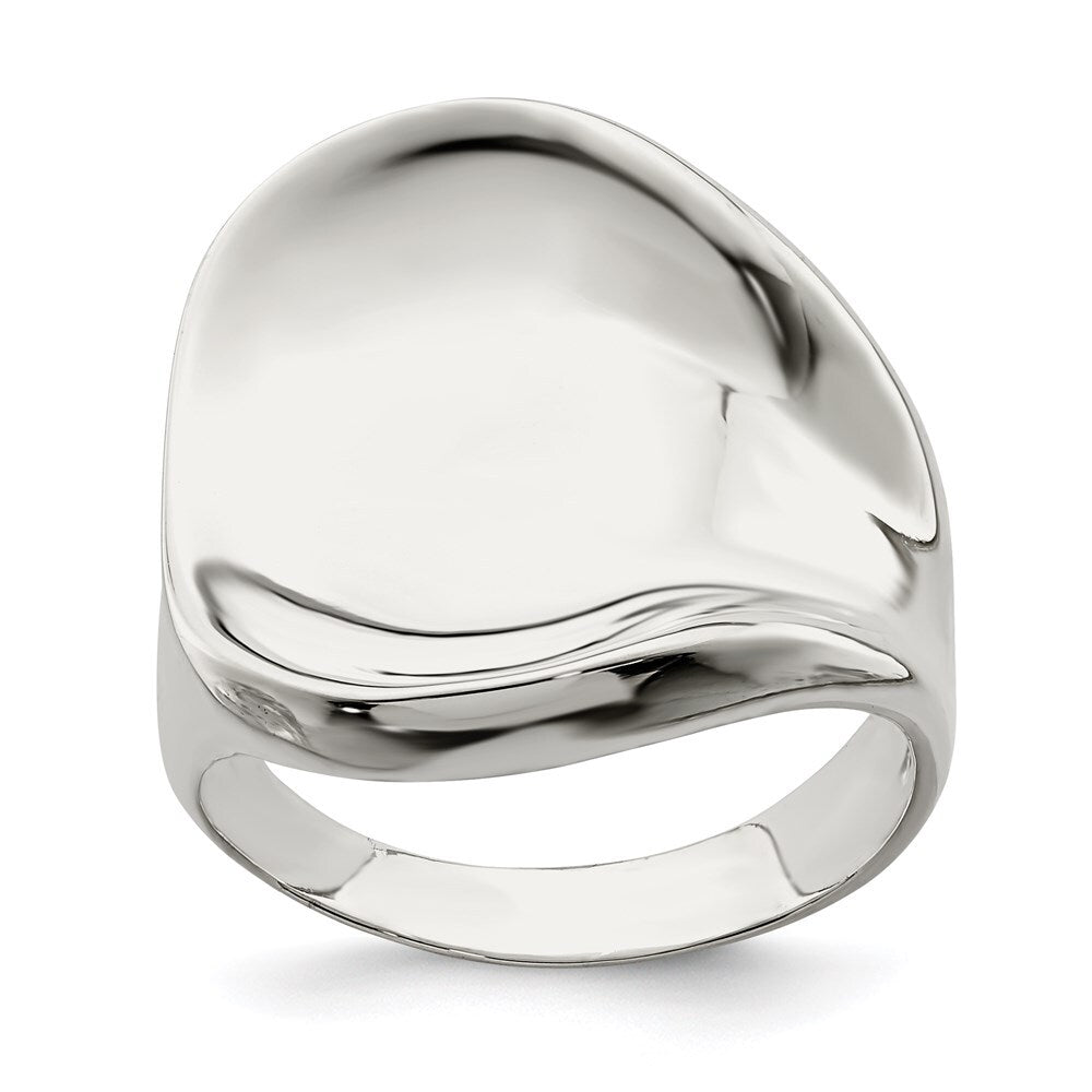 Sterling Silver Solid Ring Size 8