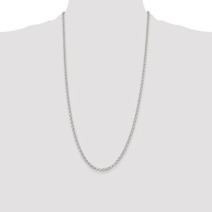Sterling Silver 3.5mm Rolo Chain
